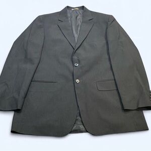 Hardwick Clothes Men’s black blazer sport suit jacket coat.  Size 42L.